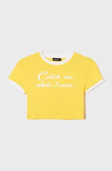 Женский желтый топ Желтый M Tally Weijl STSCOEVAR