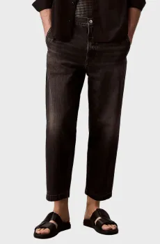 Мужские черные джинсы CROPPED 90S Черный 34 Calvin Klein Jeans LV04RC741G