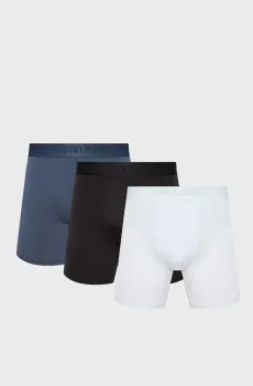 Мужские боксеры (3 шт) BOXER BRIEF Разноцветный S Calvin Klein 000NB3652A