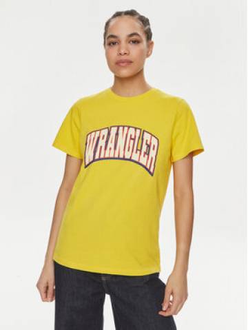 Wrangler Футболка Varsity 112350189 Жовтий Regular Fit Wrangler Футболка Varsity 112350189 Жовтий Regular Fit