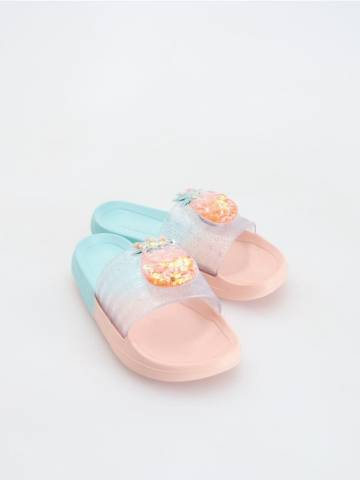 Reserved - GIRLS` STRAPPY SANDALS - блідо-зелений - 946DW-07X Reserved - GIRLS` STRAPPY SANDALS - блідо-зелений - 946DW-07X