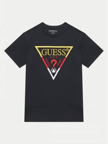 Guess Футболка L4YI06 K8HM4 Чорний Regular Fit Guess Футболка L4YI06 K8HM4 Чорний Regular Fit