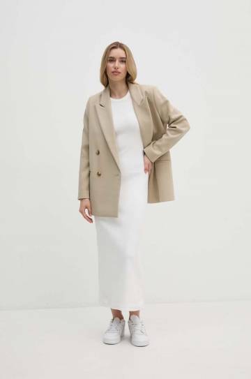 Платье Tommy Hilfiger цвет белый maxi облегающее WW0WW44459 Платье Tommy Hilfiger цвет белый maxi облегающее WW0WW44459