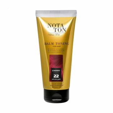 Тонирующий бальзам для волос Notaton New Life Balm Toning с био-золотом, 22 Вишневый, 150 мл Тонирующий бальзам для волос Notaton New Life Balm Toning с био-золотом, 22 Вишневый, 150 мл