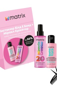 Набор для волос Matrix Miracle Creator + InstaCure Build-A-Bond Mini (шампунь, 75 мл + спрей, 100 мл)
