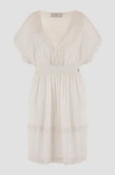 Женское белое платье Белый L Guess W3GK47.WFDN0;G011