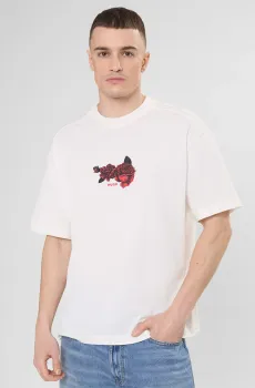 Мужская белая футболка Белый L HUGO 50564642;102