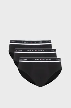 Мужские черные брифы (3 шт) Черный XXL Tommy Hilfiger UM0UM03983
