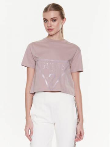 Guess Футболка Adele V2YI06 K8HM0 Рожевий Boxy Fit Guess Футболка Adele V2YI06 K8HM0 Рожевий Boxy Fit