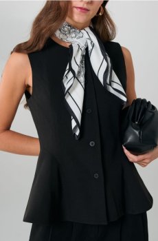 Хустка З Візерунком - кремовий