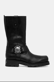 Кожаные полусапожки New Rock Itali Negro, Motorcycle Negro