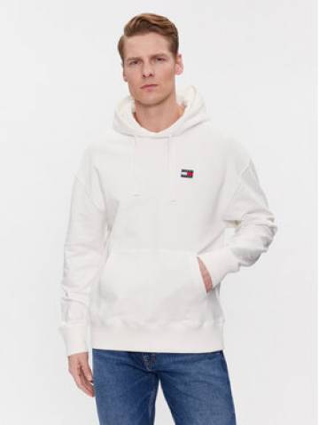 Tommy Jeans Світшот DM0DM16369 Білий Relaxed Fit Tommy Jeans Світшот DM0DM16369 Білий Relaxed Fit