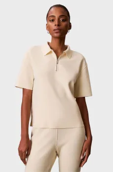 Женское белое поло TAILORED Белый XS Calvin Klein LV044E241G