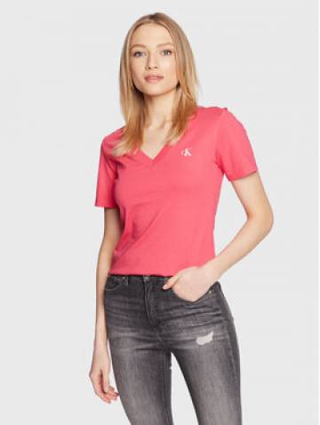 Calvin Klein Jeans Футболка J20J220303 Рожевий Slim Fit Calvin Klein Jeans Футболка J20J220303 Рожевий Slim Fit