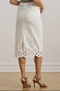 Джинсовая юбка Lauren Ralph Lauren