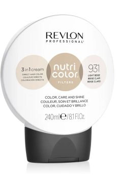 Тонирующая маска для волос Revlon Professional Nutri Color Filters Toning 931 Light Beige, 240 мл
