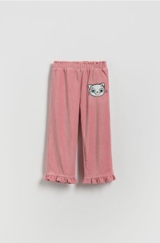 Reserved - Вельветові штани Kitty Kotty - пильно-рожевий - 806HN-39X