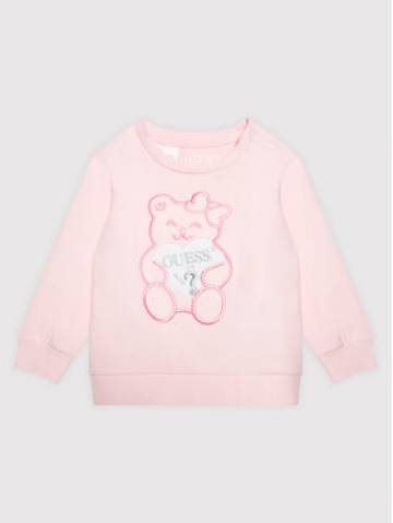Guess Світшот K1YQ03 KAE20 Рожевий Regular Fit Guess Світшот K1YQ03 KAE20 Рожевий Regular Fit