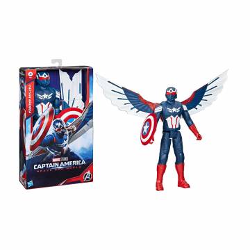 Игровая фигурка Marvel Toys Titan Hero Captain America Brave New World Капитан Америка, от 4 лет, 30 см (F9301) Игровая фигурка Marvel Toys Titan Hero Captain America Brave New World Капитан Америка, от 4 лет, 30 см (F9301)