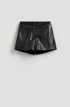 Reserved - Шорти з анімалістичним принтом - чорний - 881GA-99X