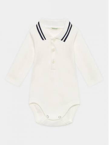 United Colors Of Benetton Дитяче боді 3CDIAB00F Білий Regular Fit United Colors Of Benetton Дитяче боді 3CDIAB00F Білий Regular Fit