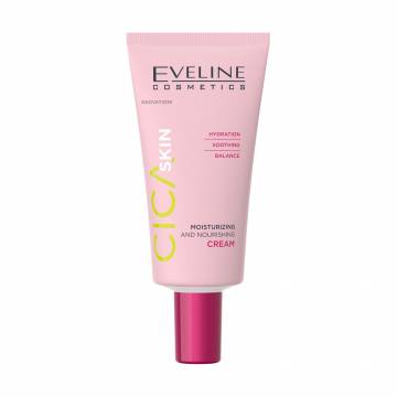 Увлажняющий и питательный крем для лица Eveline Cosmetics Cica Skin Moisturizing And Nourishing Cream, 50 мл Увлажняющий и питательный крем для лица Eveline Cosmetics Cica Skin Moisturizing And Nourishing Cream, 50 мл