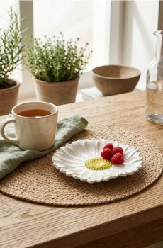 Блюдо - білий