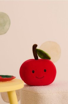 М’яка іграшка у формі яблука - червоний