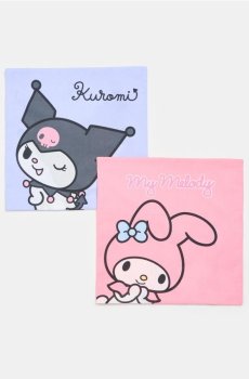 Бавовняні наволочки Hello Kitty and Friends, 2 шт. - різнобарвний