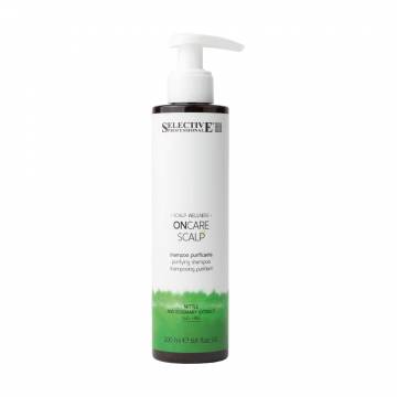 Очищающий шампунь для волос Selective Professional OnCare Scalp Purifying Shampoo против перхоти, 200 мл Очищающий шампунь для волос Selective Professional OnCare Scalp Purifying Shampoo против перхоти, 200 мл