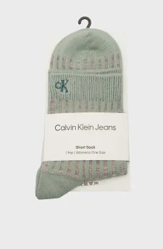 Женские мятные носки RUNFREE RIB Ментоловый ONESIZE Calvin Klein 701230598