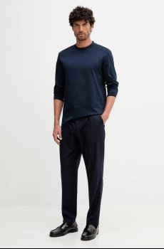 Хлопковый лонгслив BOSS H-Talley 432