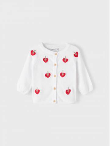 NAME IT Кардиган 13216306 Білий Regular Fit NAME IT Кардиган 13216306 Білий Regular Fit