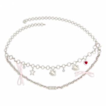 Cropp - Пояс-ланцюжок Hello Kitty - срібний Cropp - Пояс-ланцюжок Hello Kitty - срібний