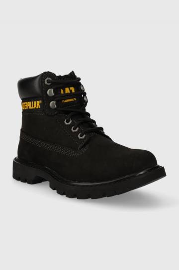 Замшевые ботинки Caterpillar COLORADO 2.0 женские цвет чёрный на плоском ходу P110425 Замшевые ботинки Caterpillar COLORADO 2.0 женские цвет чёрный на плоском ходу P110425