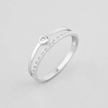 Серебряное кольцо Minimal Лк-0365р-16 16 Серебряное кольцо Minimal Лк-0365р-16 16