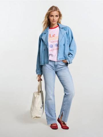 Прямі джинси - синій Прямі джинси - синій