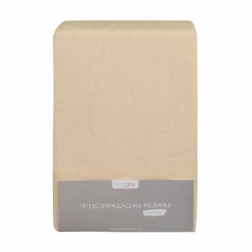 Махровая простынь на резинке Home Line бежевая, 90*200 см (155185) Махровая простынь на резинке Home Line бежевая, 90*200 см (155185)