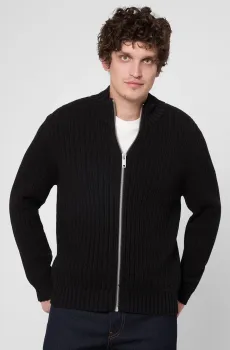 Мужской черный кардиган Черный XL HUGO 50546980;001