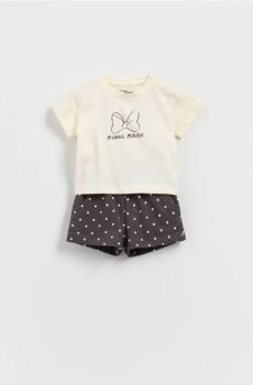 Reserved - Набір Minnie Mouse - кремовий - 9741X-01X