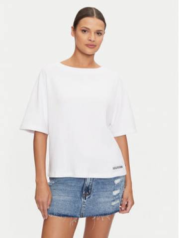 Tommy Hilfiger Блузка Ss UW0UW05572 Білий Relaxed Fit