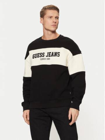 Guess Jeans Світшот M4BQ39 K9V31 Чорний Classic Fit Guess Jeans Світшот M4BQ39 K9V31 Чорний Classic Fit