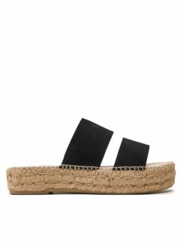 Manebi Еспадрильї Hamptons Double Sole 2 Bands Sandals K 1.0 JB Чорний Manebi Еспадрильї Hamptons Double Sole 2 Bands Sandals K 1.0 JB Чорний