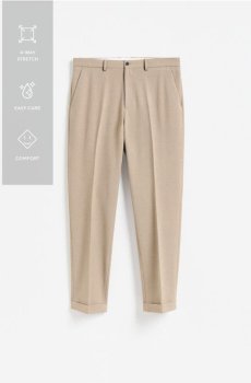 Reserved - Брюки carrot fit - кавовий - 961KD-84X