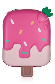 Детский каркасный рюкзак Little Cow Сладкий розовый пломбирчик, 24*28*10 см (25IMS002PNK)