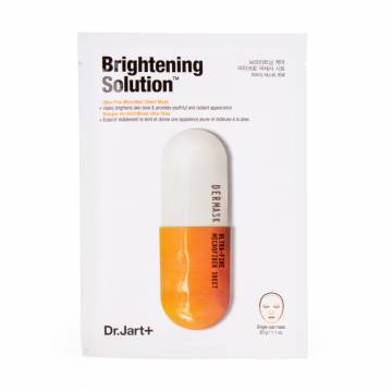 Осветляющая тканевая маска для лица Dr. Jart+ Dermask Brightening Solution Ultra-Fine Microfiber Face Sheet Mask, 30 г Осветляющая тканевая маска для лица Dr. Jart+ Dermask Brightening Solution Ultra-Fine Microfiber Face Sheet Mask, 30 г