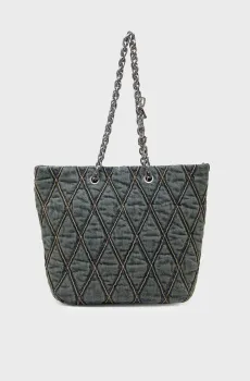 Женская синяя джинсовая сумка CHARM-D SHOPPER M SHOPPING BAG Синий ONESIZE Diesel X10467 P5570