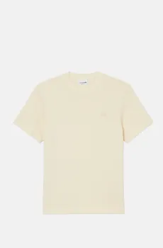 Мужская бежевая футболка Бежевый M-L Lacoste TH2665056