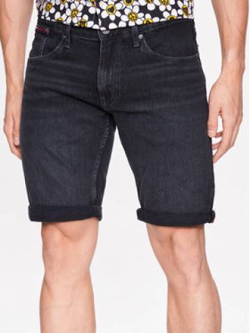 Tommy Jeans Джинсові шорти Ronnie DM0DM16149 Чорний Relaxed Fit Tommy Jeans Джинсові шорти Ronnie DM0DM16149 Чорний Relaxed Fit