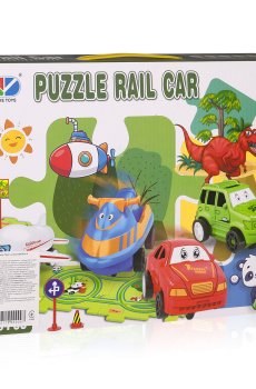 Пазл-коврик Chuangfa Трасса с лодкой, от 3 лет (QY203-3)